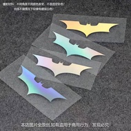 Batman Logo Reflective Sticker Batman Colorful Laser Reflective Sticker Car Electric Vehicle Motorcycle Motorcycle Reflective Sticker Dark Rider Waterproof Reflective Sticker Modified Car Sticker