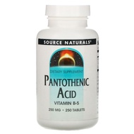 **Ready Stock** Pantothenice Acid, vitamin B 5, 250 mg, 250 tablets