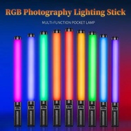 Handheld 3200-5600K RGB Lighting Stick USB Rechargeable Light With Stand For Party , Dance , Photogr