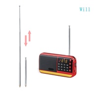 Will Telescopic Aerial Antenna 5 Sections Extendable Antenna Receiver Universal Aerial For Connector
