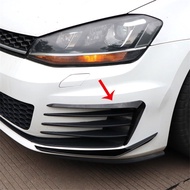 Front Bumper Side Air Vent Trim Gloss Black Intake Frame Grille Splitter Spoiler Canard Lip For VW G