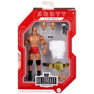 WWE Mattel Ultimate Edition Scott Steiner WCW Interchangeable Heads World Title & Straight Jacket