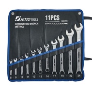 Combination Wrench Ring Wrench SET 8 - 24 mm 11 Pcs Combination Wrench - JETJO