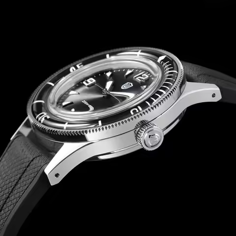 Watch Watchdives New WD50Q Dive Man 30Bar Waterproof Vh31 Quartz Watches Bubble Sapphire BGW9 Lumino