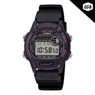 [Watchspree] Casio Digital Dual Time Bio-Based Black Resin Band Watch W220H-1A2 W-220H-1A2