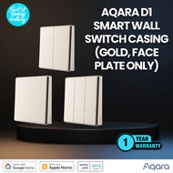 Aqara D1 Smart Wall Switch Cover Casing Gold Face Plate