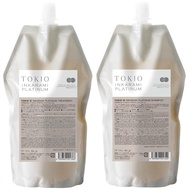 Tokio IE Inkarami Platinum Treatment Refill 700g & Shampoo Refill 700ml Bundle Set