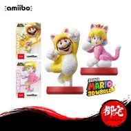 Nintendo Amiibo Super Mario 3D World Series Cat Peach Cat Mario