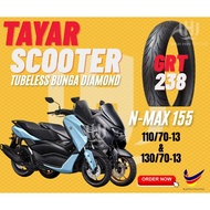 2025 TYRE GRT238 BUNGA DIAMOND SCOOTER YAMAHA NMAX155 V1 V2 V3 NMAX SKUTER TAYAR 13