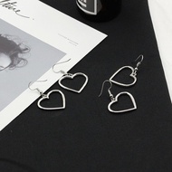 Love Heart Hanging Earrings Model KoreanWanita Hijab Earring/ Earring/ Wanita Korean Earring/