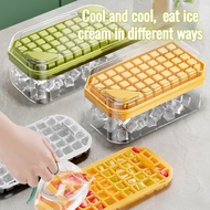 Home Ice Cube Mould Food Grade Ice Box Storage Box Press Ice Compartment Ice Cube Mould Grinder