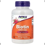 Biotin 10000mcg, Veggie Caps