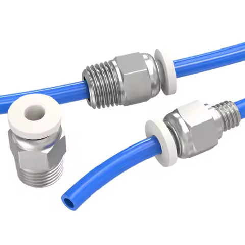 1/10/30Pcs PC4-M6 PC4-01 PC6-01 3D Printer Connector, Pneumatic Push Fit Coupler M4 Thread for 1.75m
