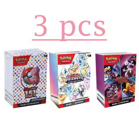 HOT Pokemon Card v10 Booster bundle Destined Rivals Prismatic Evolutions Scarlet Violet 151 English 