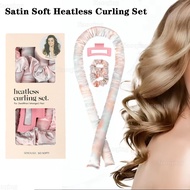 Satin Heatless Hair Curler Set - Heatless Curlers for Heatless Curls Overnight