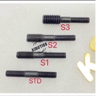 YAMAHA RXZ BLOCK TIANG SCREW STUD M8 STANDARD S1 S2 S3 YAMAHA Y125Z Y110 BLOCK STUD HIGH QUALITY