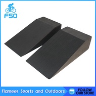 Flameer 2 Pieces Foam Yoga Wedge Blocks Squat Wedge Heel Elevated Squat Blocks Slant Board Calf Stre
