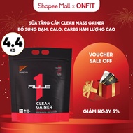 Rule 1 Clean Gainer (4Lb, 9Lb) High Protein, Calorie and Carbs Supplement