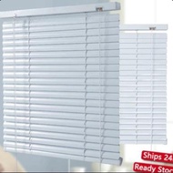 Curtain 60x180 cm Blinds 25mm - White Blinds Window Curtains - White 60*180cm