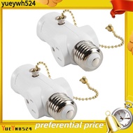 yueywh2 Pcs Light Socket to Plug Adapter,E26/E27 Light Bulb Outlet Socket Adapter,Sockets Support 3 