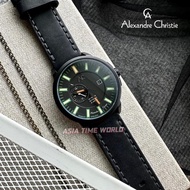 Alexandre Christie | AC 9202NMALIPBAGN Automatic Men's Watch with Luminous Function Black Genuine Leather | Official