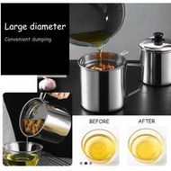 Cod Available Oilpot 1.3L Oil Filter Container Cooking Oil Filter Container Oil Storage Container ||