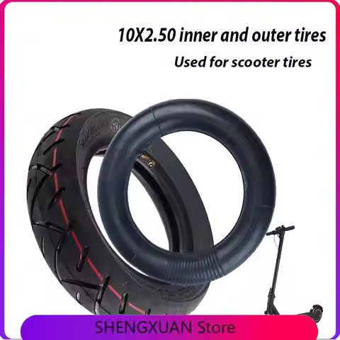 10x2.50 Tube Tyre CST 10 Inch 10*2.50 Electric Scooter Inner Tube Outer Tube Explosion-proof Advance