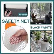 Plastic Safety Net Balcony Windows Protective Net PVC Plastic Breeding Fence Net Mesh Halang Kucing 