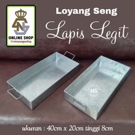40x20x8 Zinc Pan