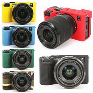 For Sony A7CII A7CR Anti-skid Texture Design Silicone Armor Skin Case Protective Body Cover Mirrorle