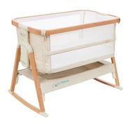 Tutti Bambini Cozee bedside crib - เตียงนอนเด็ก สำหรับวางข้างเตียงแม่ พร้อมขาไกวแบบโยกได้ New Look!!
