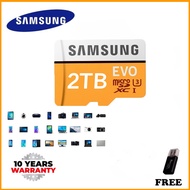 100% Original (ฟรีเครื่องอ่านการ์ด) (Gratis Ongkir) Samsung-Tarjeta De Memoria EVO Plus 1TB/SDHC 128