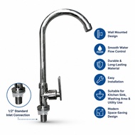 1/2" Sink Wall Pillar Tap Kitchen Faucet Kitchen Tap Kepala Paip Sinki AA168SI AA168SS