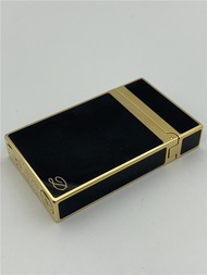 Dupont lighter upscale inflatable clear voice lighter retro creative sideslip pure copper black Chin