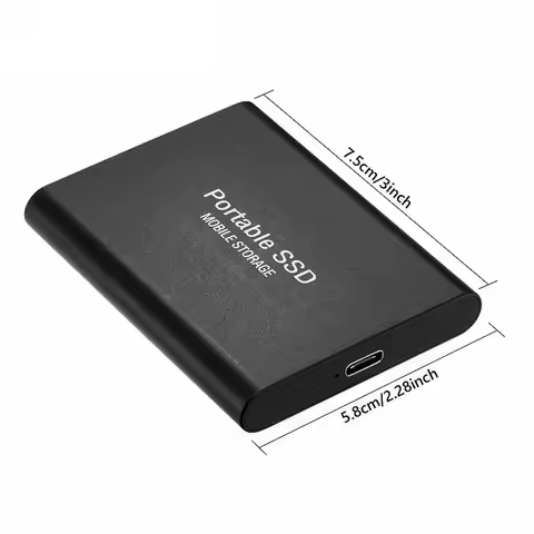 Portable SSD 1TB Original Hard Disk USB3.1 High Speed Hard Drive Type-C Solid Disk 2TB 4TB External 