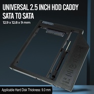 Universal 2.5 inch HDD Caddy 12.9 x 12.8 x 9mm SATA to SATA - TSR126 - No Color