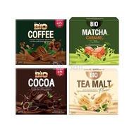 [ 1กล่อง ] Bio Cocoa ไบโอ โกโก้/ชามอลต์/กาแฟ/ชาเขียว