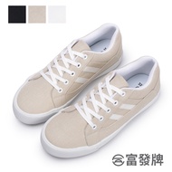 Fufa Shoes [Fufa Brand] Daily Double-Line Stitching Casual Canvas Outing Flat Commuter Anti-Slip Work Plain Cloth Travel Lazy