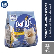 Oatlife Gold (Double Oat/ Oat Milk Avocado/ Oat Soy Milk/ Oat White Coffee) with Chia Seeds 32g ×12s