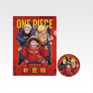 BANDAI - One Piece 海賊王 未來島蛋頭 獻給你的思念 一番賞 I賞 文件夾&貼紙套裝- 羅羅亞·索隆 蒙其·D·路飛 香吉士[平行進口]
