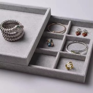 Jewelry Tray Beads/ Velvet Accessories/ Velvet Divider Tray/ Velvet Tray