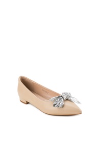 NCY Shoes Sepatu Wanita DAPHNE Flat Shoes Warna Cream