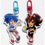 Sonic & Shadow Gijinka Keychain 3" Acrylic