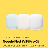 Google Nest WiFi Pro 6E AX5400 Mesh Router Latest Model