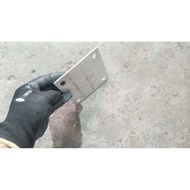 304 stainless steel plate 3mm thick. V 15x15cm