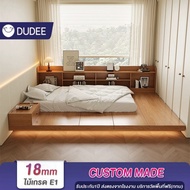 DUDEE ฐานไม้ รุ่น JW-13 ตกแต่งบ้าน (ติดตั้งฟรี) **อ่านเนื้อหารายละเอียดสินค้า** สั่งทำตามขนาด รวมไฟไ