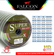 Senar Pancing Super Kuat PE X8 Falcon SUPER BRAID