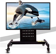 Home Office Universal TV Stand Mobile TV Stand With Wheels Wheels Mobile TV Trolley Stand Mount for LCD Flat Screen Mobile Cart Bracket Floor Display Rack