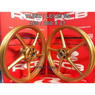 SPORT RIM RCB SP 522 Y125Z  / LC135 5S SP522 RACING BOY FRONT 160 / 160 - 17 100% ORIGINAL LCV8 LC5S