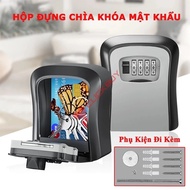 Hộp Đựng Đồ Ổ Khoá Mã Số Mật Khẩu dự phòng trong nhà ngoài trời giữ chìa khoá tiền đồng hồ tài liệu